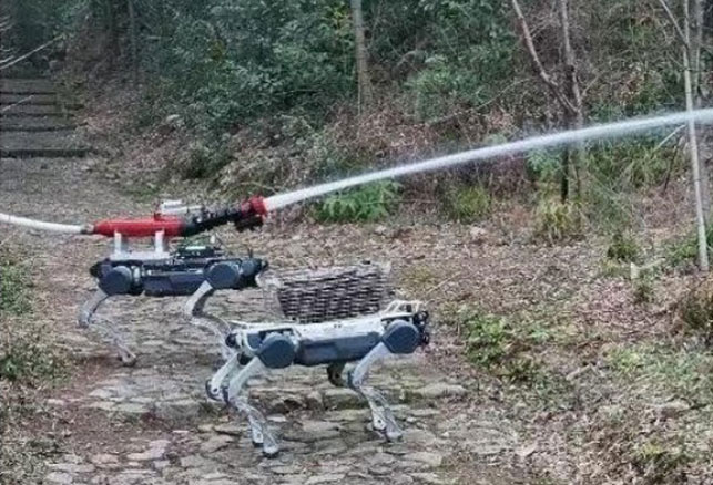 四足机器人应急消防项目